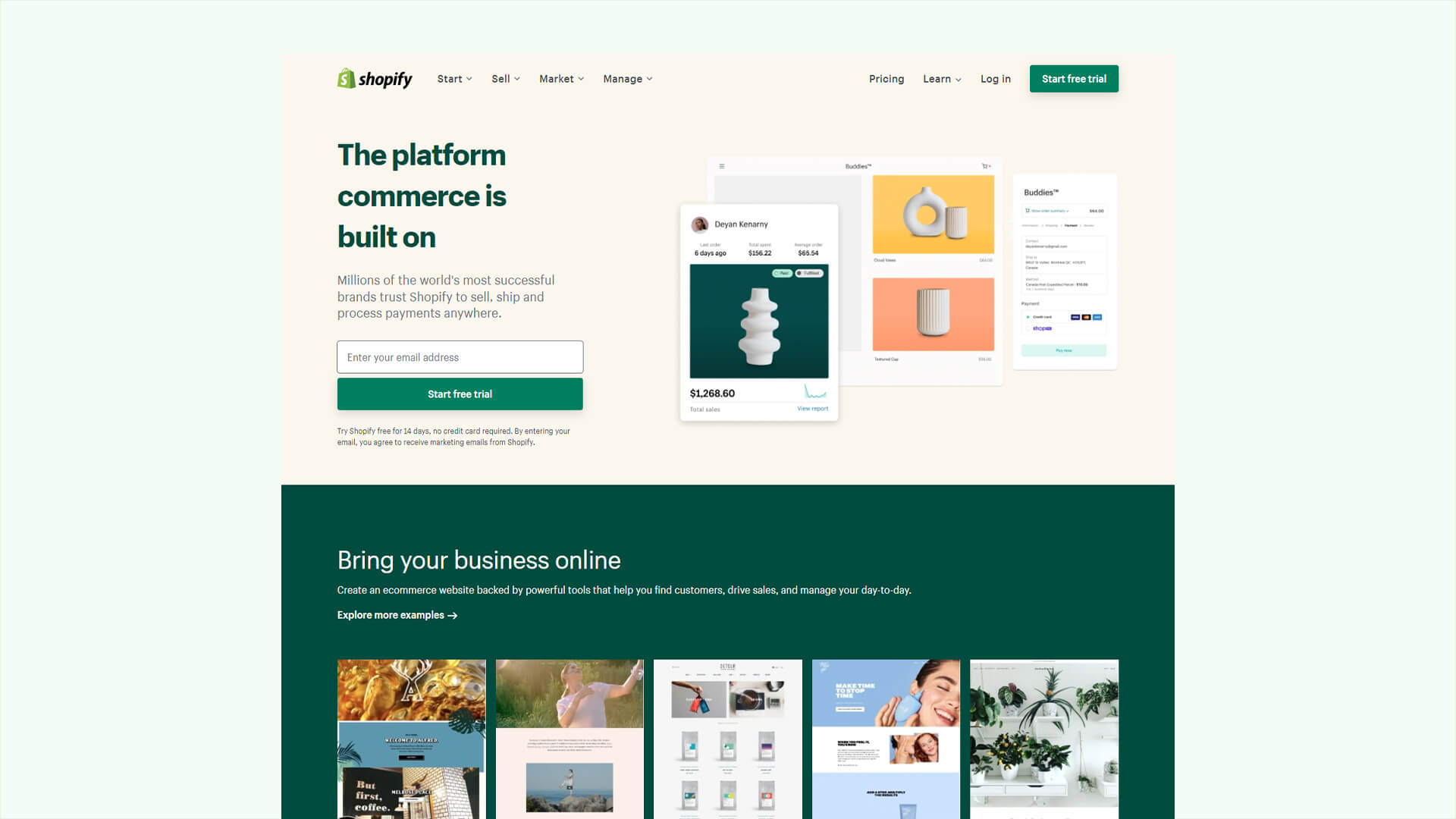 Shopify eCommerce - Online store web builder