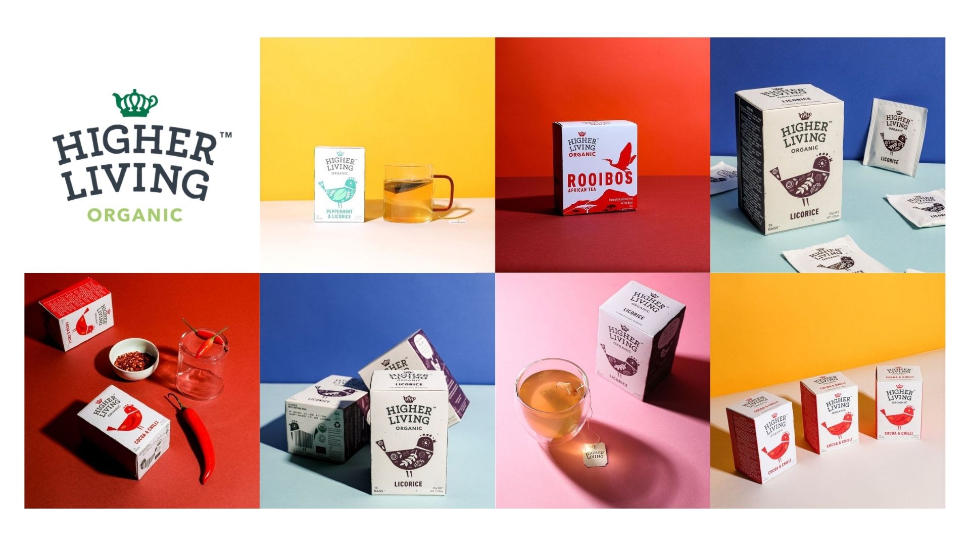 Organic tea brand identity