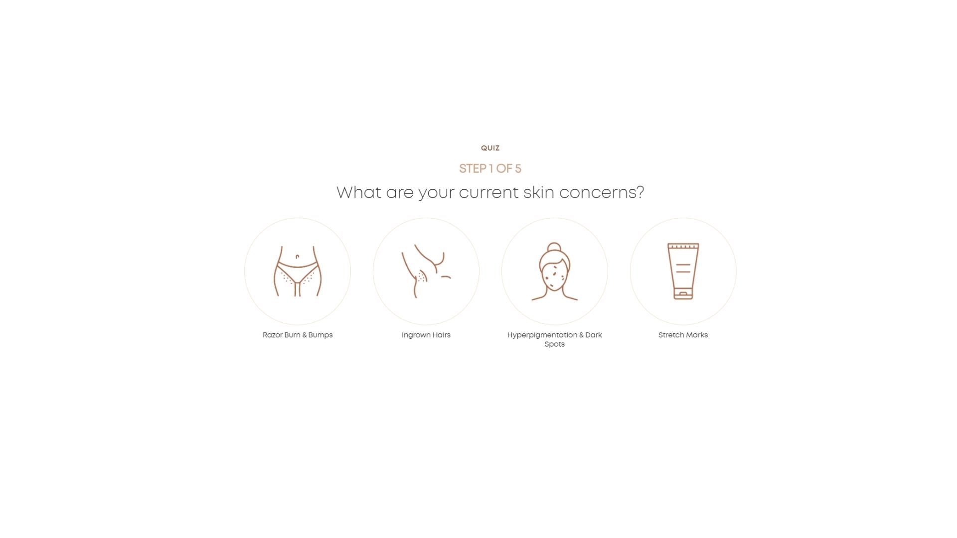 Bushbalm body care ecommerce quiz