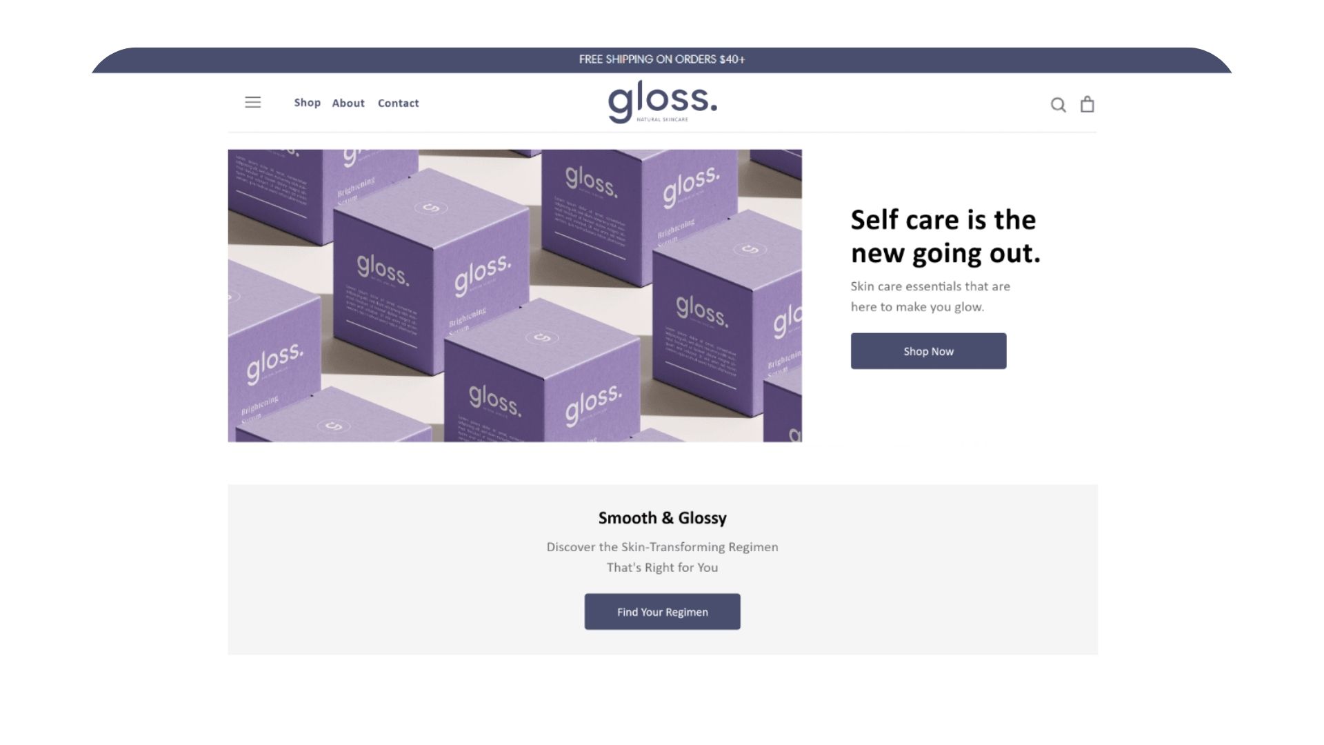 Top Skincare Web Design