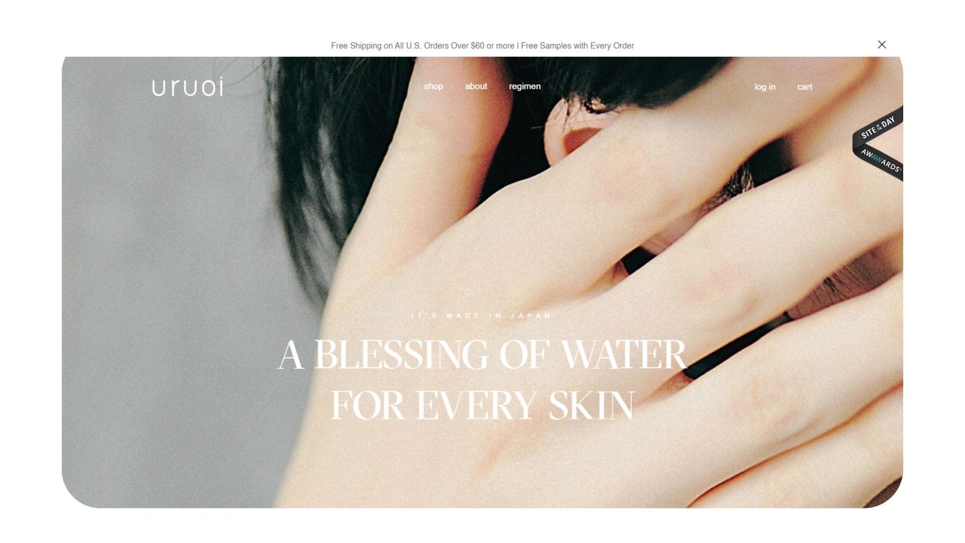 Uruoi Skincare eCommerce Design