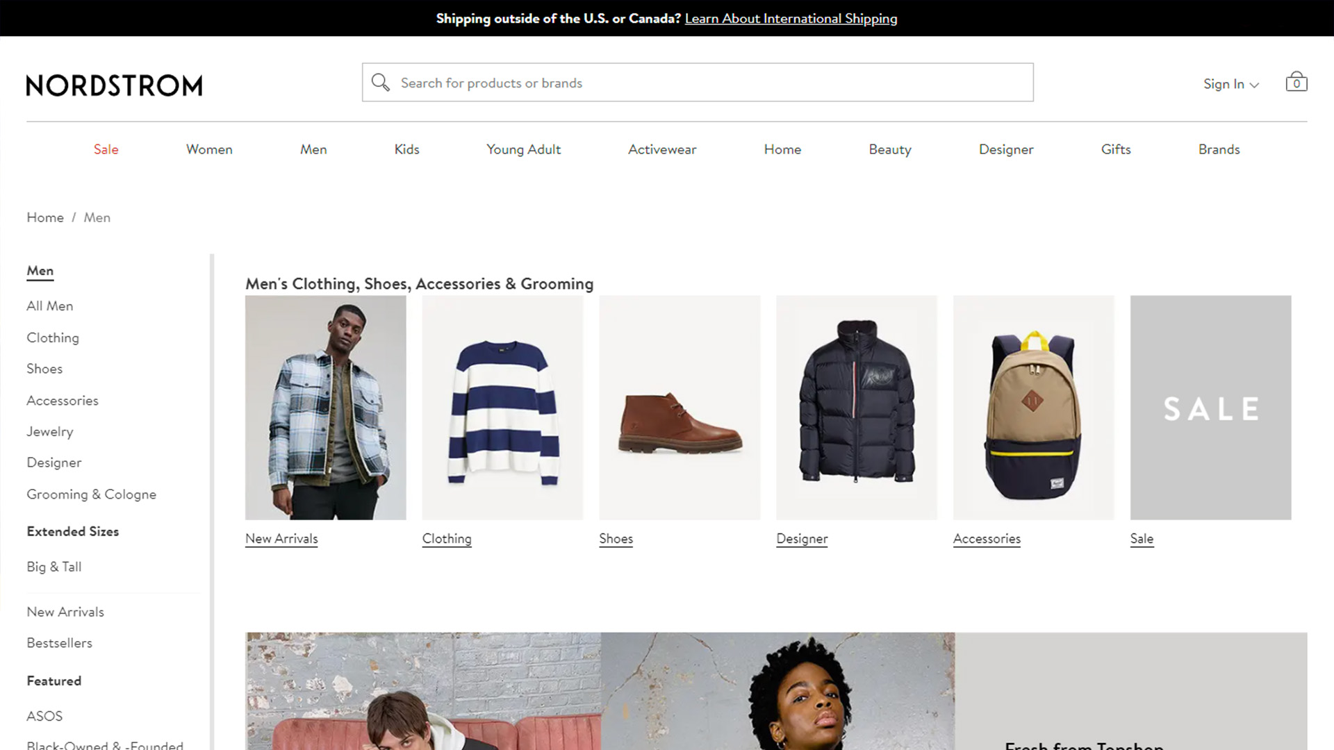 Men's Clothing, Shoes, Accessories & Grooming