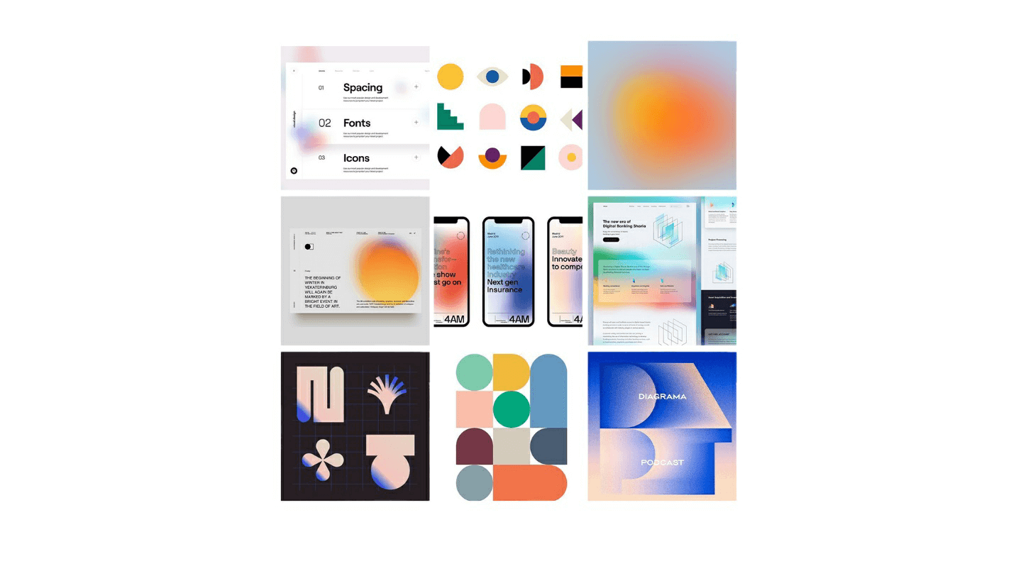 Website - UX UI moodboard