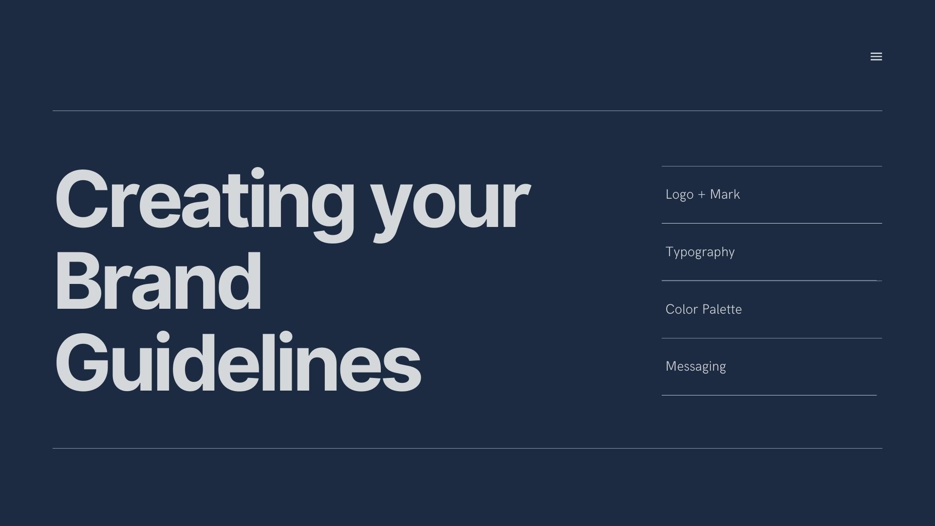 Brand Guidelines on Budget