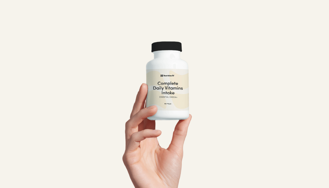 Supplement brand bottle label design