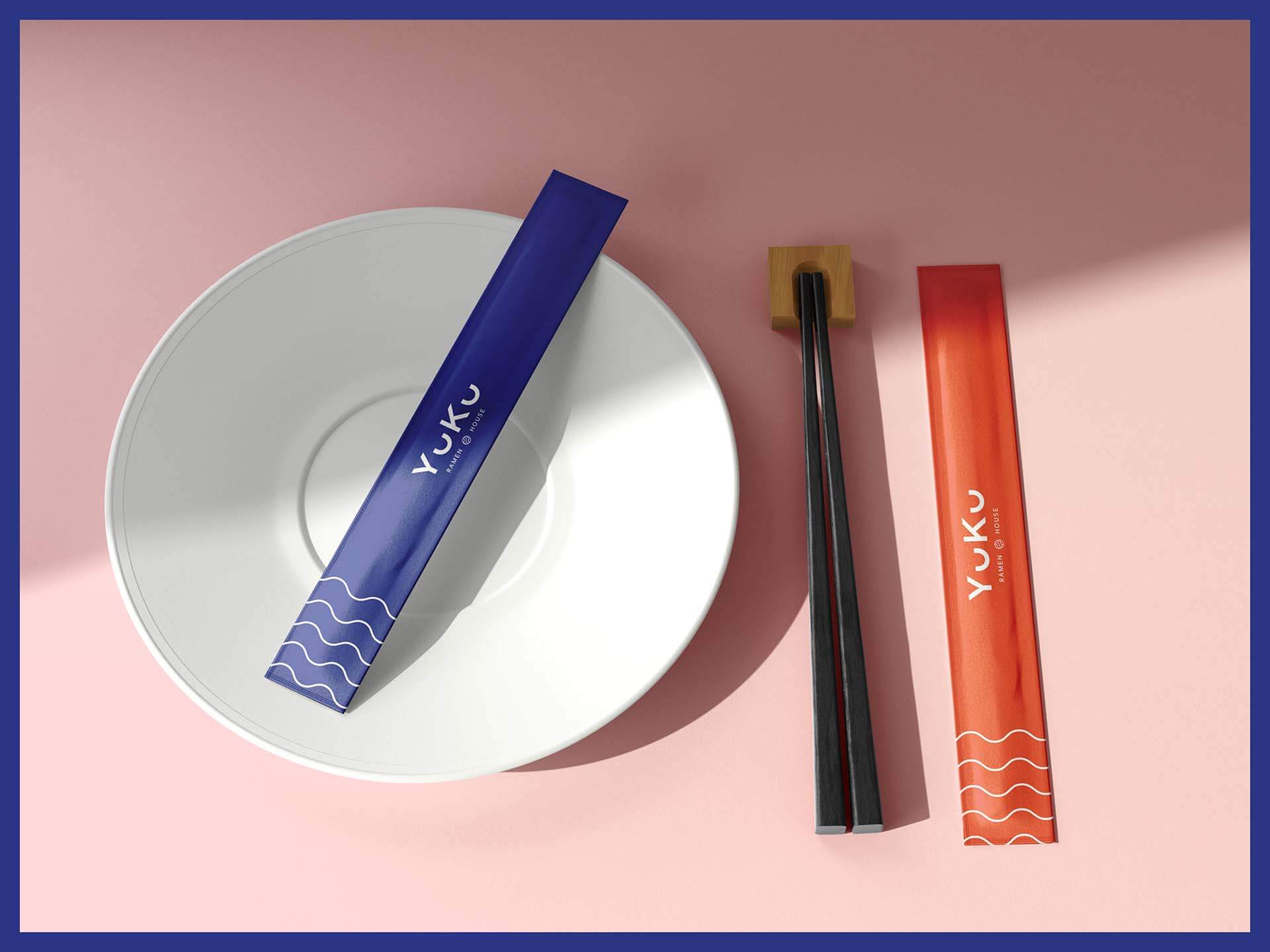 Ramen Resurant Branding Chopstick Design